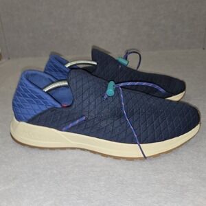 Columbia Wildone Moc Sneakers Men's 11 Blue Green Stretch Slip On